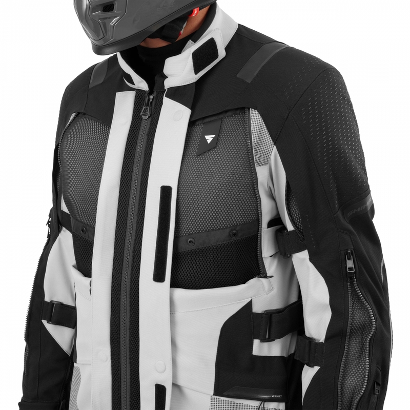 Geacă de motocicletă Shima Hero 3.0 gri-negru