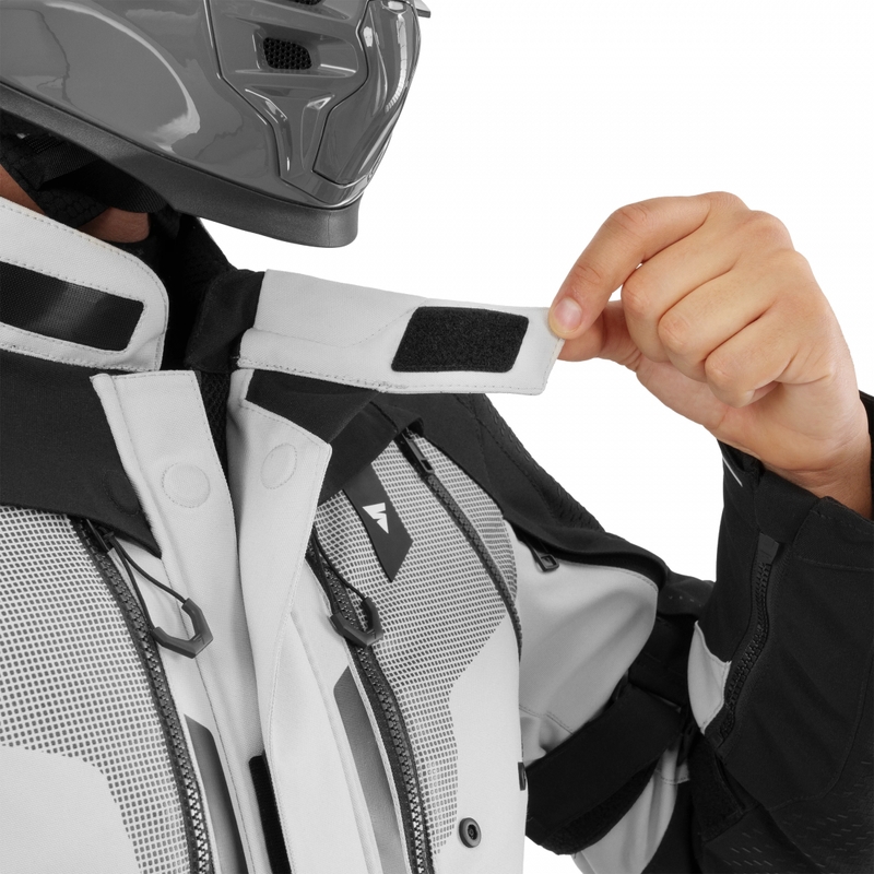 Geacă de motocicletă Shima Hero 3.0 gri-negru