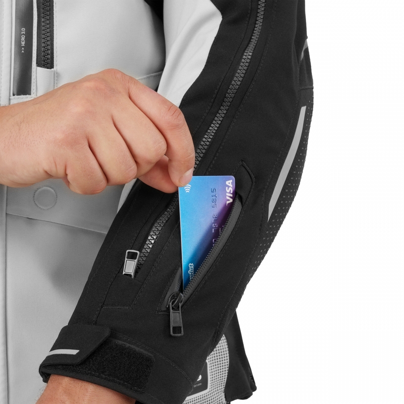 Geacă de motocicletă Shima Hero 3.0 gri-negru