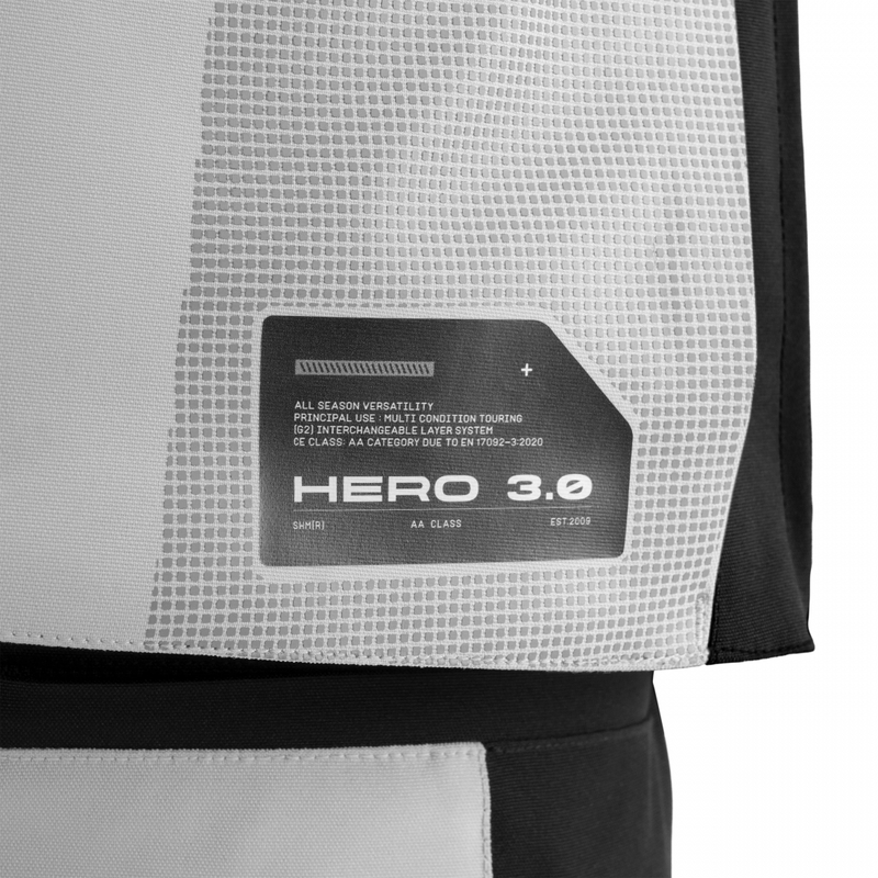 Geacă de motocicletă Shima Hero 3.0 gri-negru