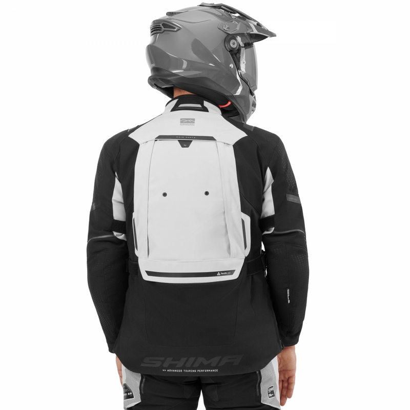 Geacă de motocicletă Shima Hero 3.0 gri-galben fluo