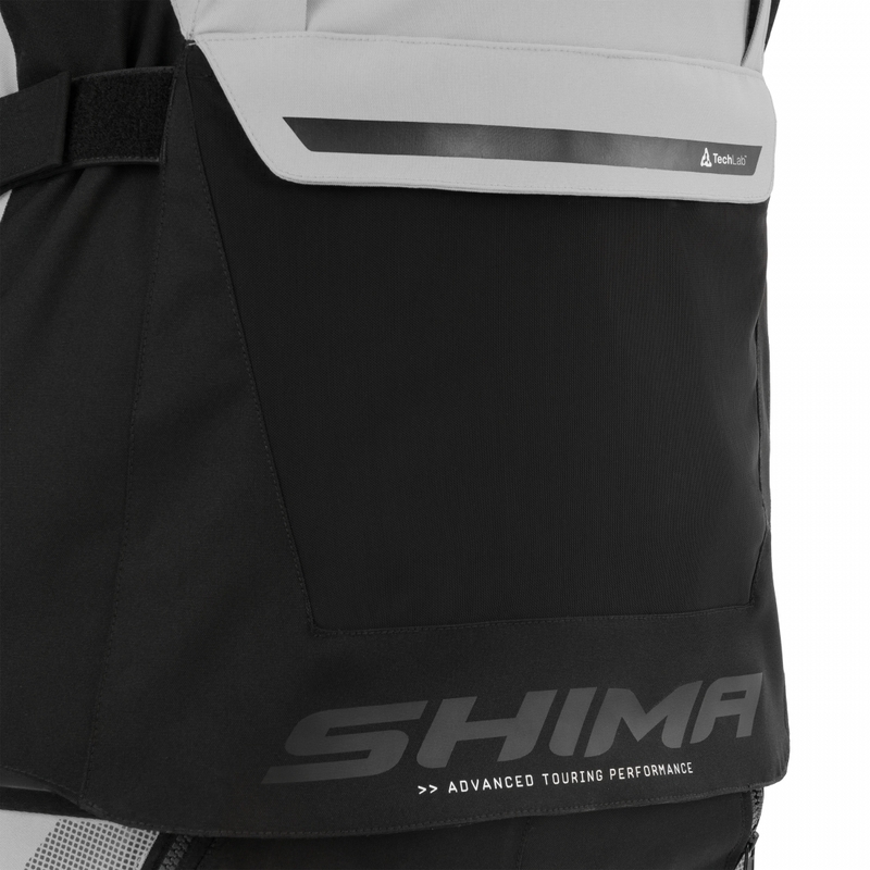 Geacă de motocicletă Shima Hero 3.0 gri-galben fluo