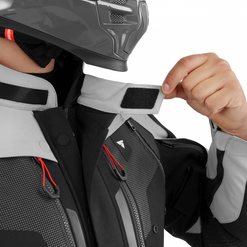 Geacă de motocicletă Shima Hero 3.0 gri-roșie