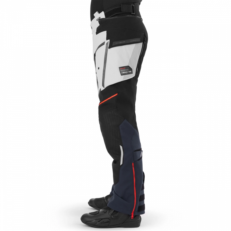 Pantaloni de motocicletă Shima Hero 3.0 gri-albaștri