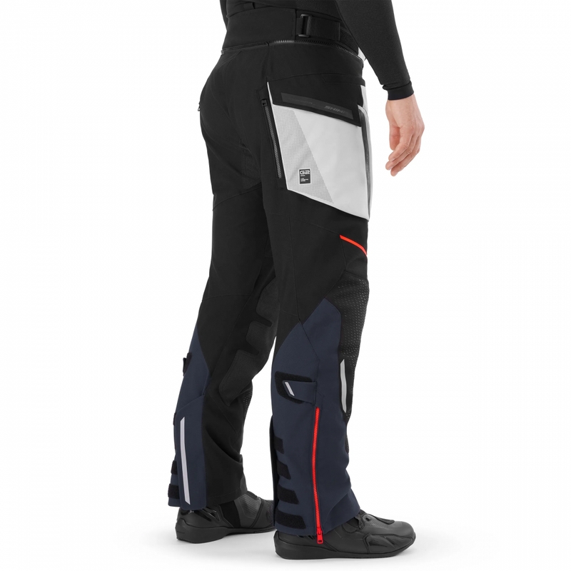 Pantaloni de motocicletă Shima Hero 3.0 gri-albaștri