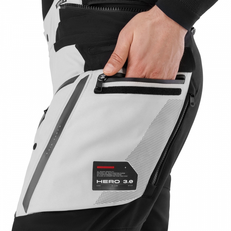 Pantaloni de motocicletă Shima Hero 3.0 gri-albaștri