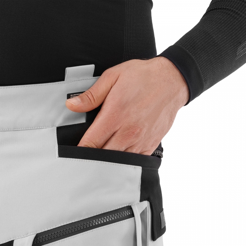 Pantaloni de motocicletă Shima Hero 3.0 gri-albaștri