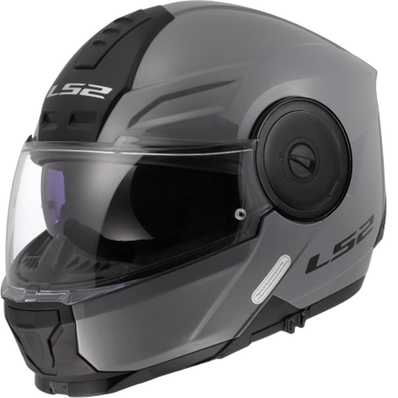 Cască de motocicletă pliabilă LS2 FF902 Scope II Nardo gri