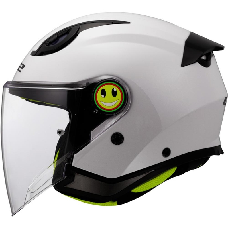 Cască de motocicletă deschisă pentru copii LS2 OF622 Funny II Alb solid