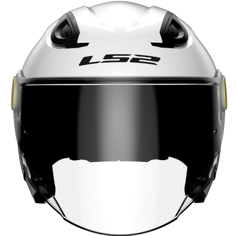 Cască de motocicletă deschisă pentru copii LS2 OF622 Funny II Alb solid
