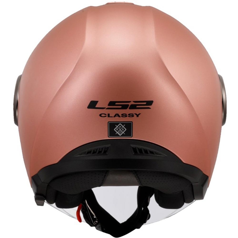 Cască de motocicletă deschisă LS2 OF620 Classy Solid, auriu-roz mat