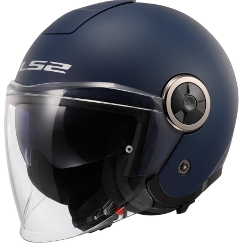 Cască de motocicletă deschisă LS2 OF620 Classy Solid albastru închis mat