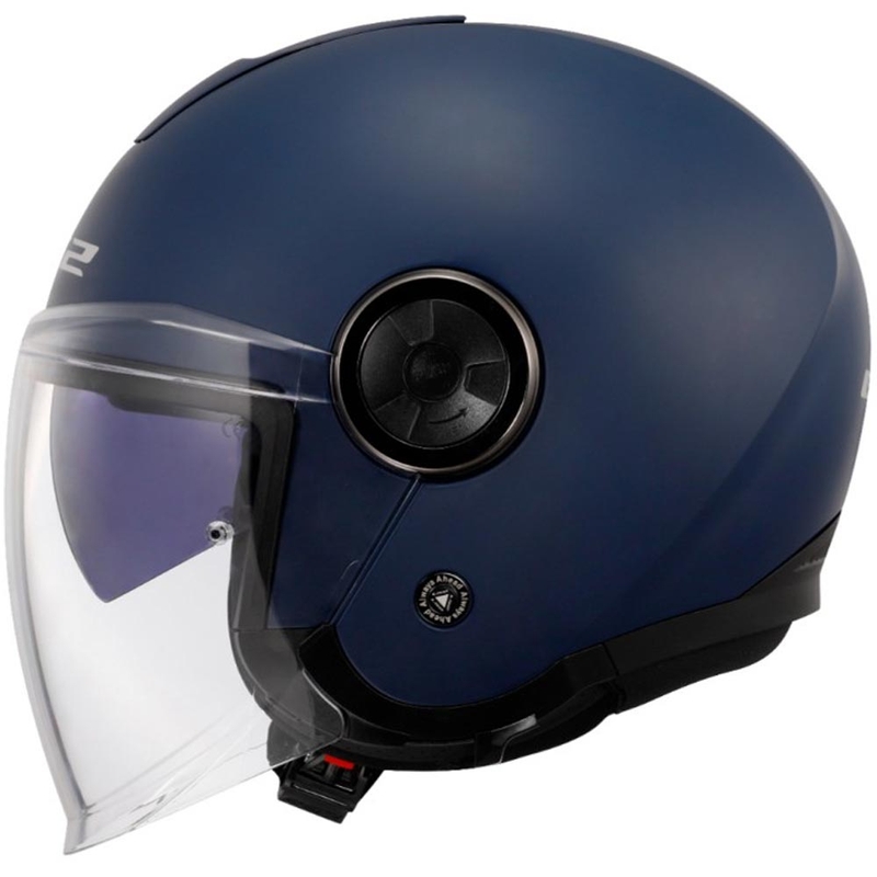Cască de motocicletă deschisă LS2 OF620 Classy Solid albastru închis mat