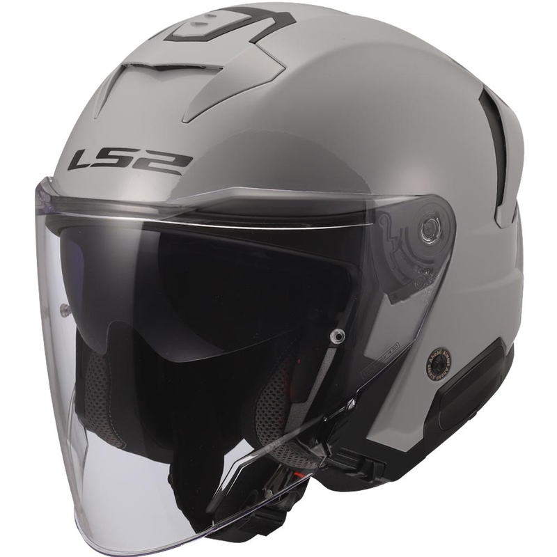 Cască de motocicletă deschisă LS2 OF618 Verso II Solid gri nardo