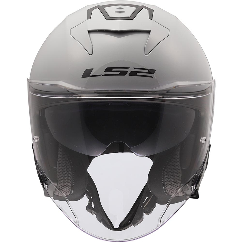 Cască de motocicletă deschisă LS2 OF618 Verso II Solid gri nardo