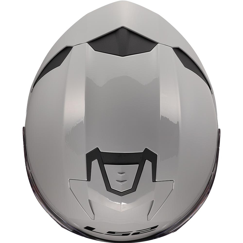 Cască de motocicletă deschisă LS2 OF618 Verso II Solid gri nardo