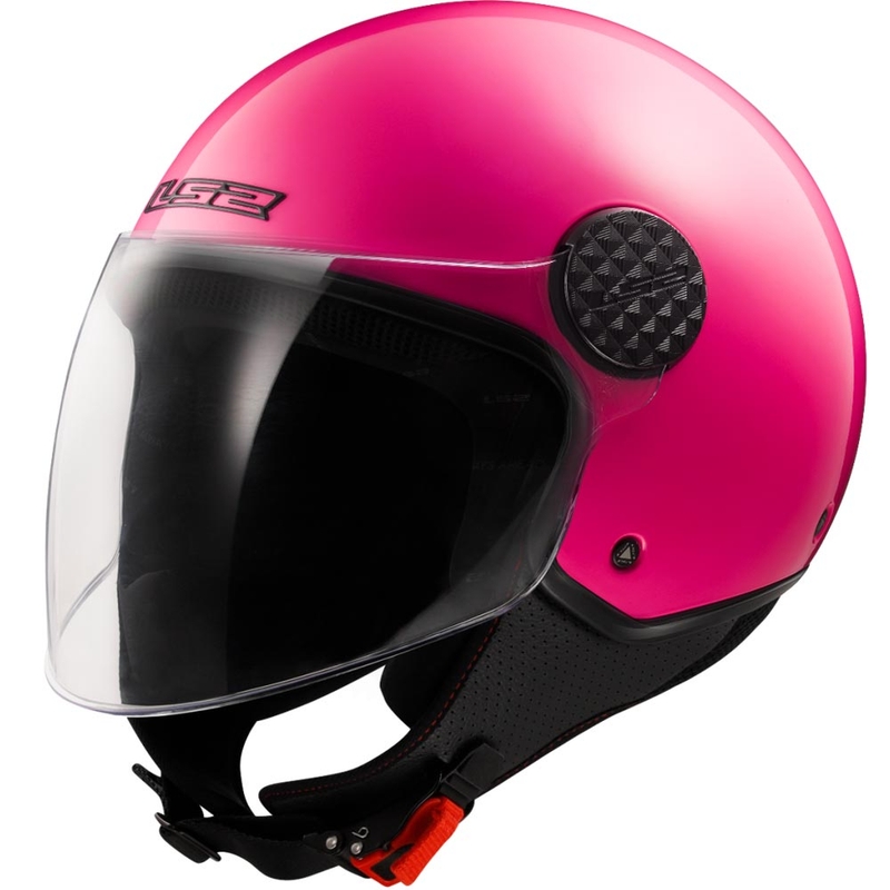 Cască de motocicletă deschisă LS2 OF558 Sphere Lux II Solid roz fluo
