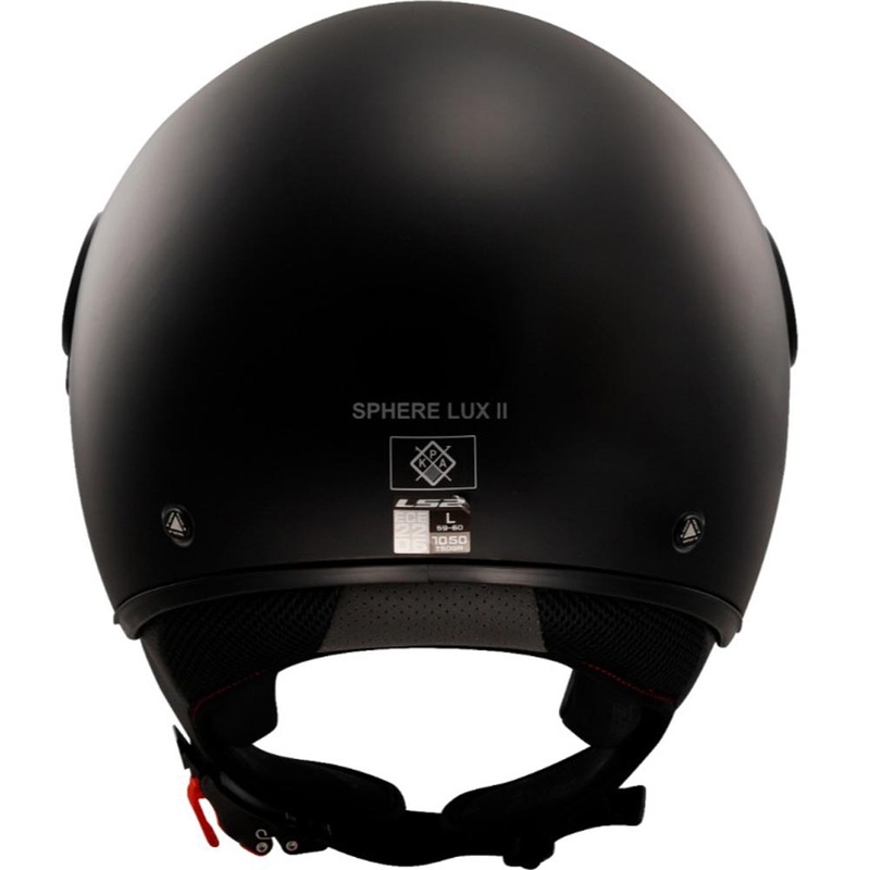 Cască de motocicletă deschisă LS2 OF558 Sphere Lux II Solid negru mat