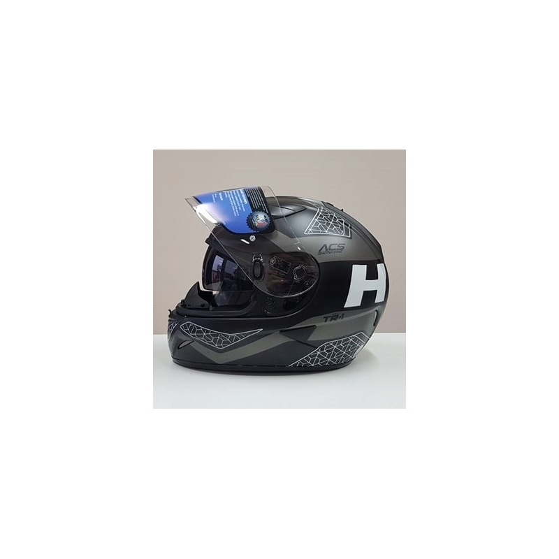 Cască de motocicletă HJC TR-1 Tholos MC5SF negru-gri