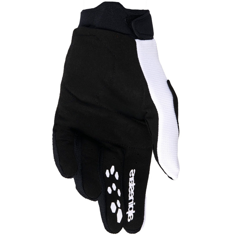 Mănuși motocross Alpinestars Stella Full Bore V2 pentru femei, alb-roz fluo-negru