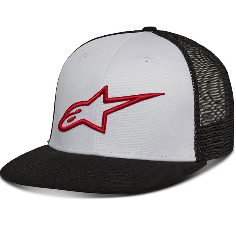 Alpinestars Corp Trucker cap alb-negru-roșu