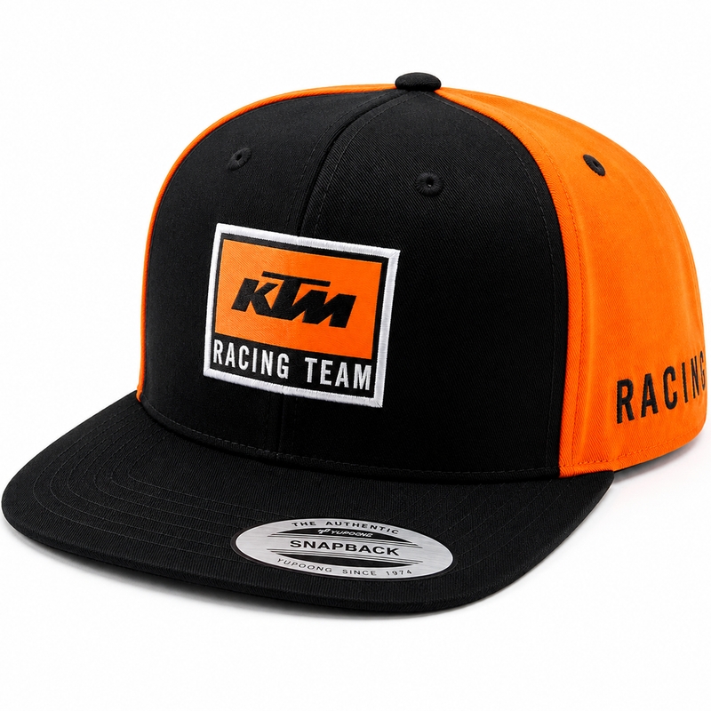 KTM Kids Team Flat Cap OS negru-portocaliu