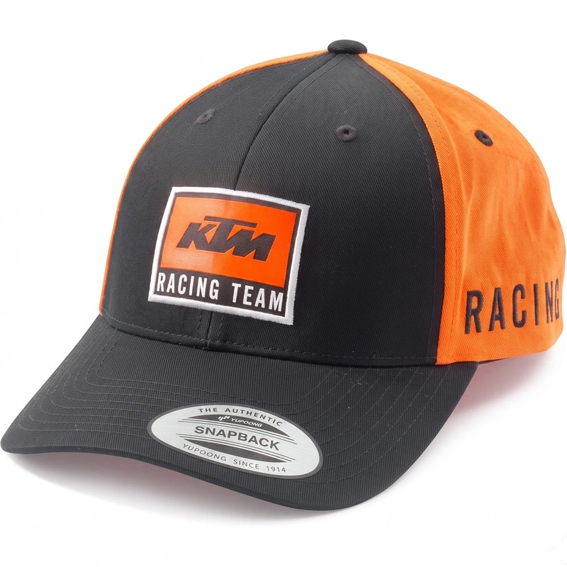 KTM Team Curved Cap OS negru-portocaliu