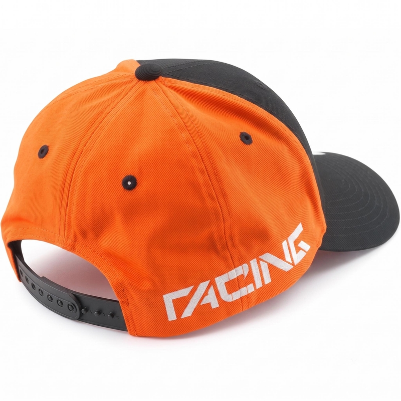 KTM Team Curved Cap OS negru-portocaliu