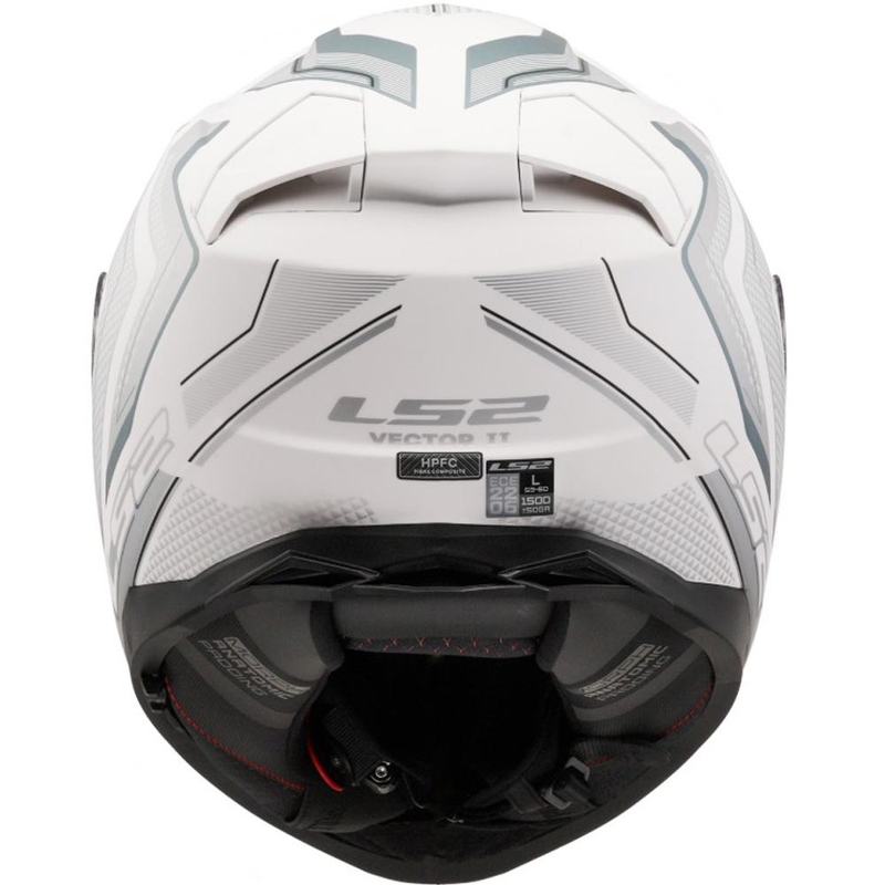Cască integrală pentru motocicletă LS2 FF811 Vector II Alizer alb mat