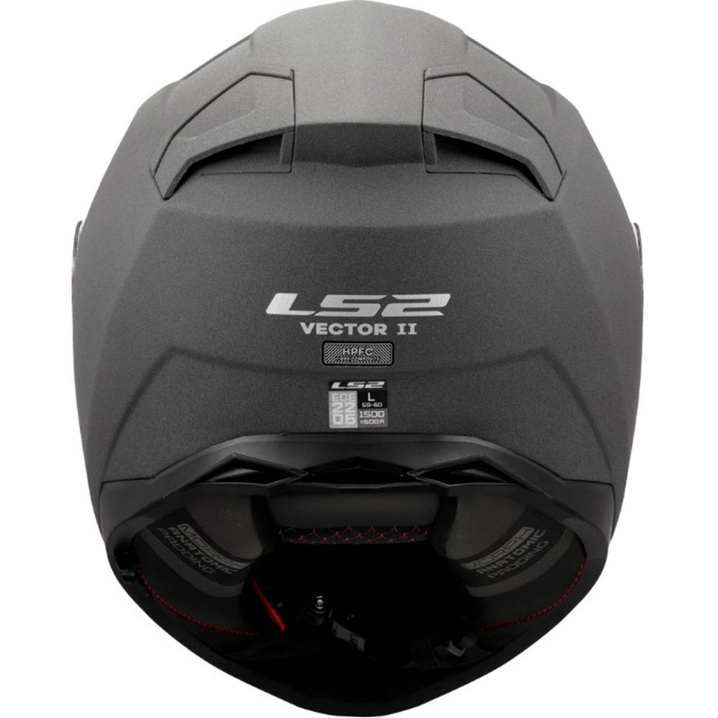 Cască integrală pentru motocicletă LS2 FF811 Vector II Gri beton solid