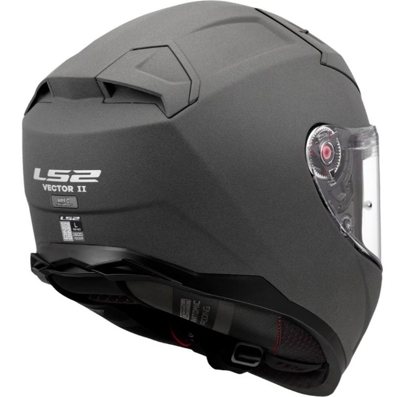 Cască integrală pentru motocicletă LS2 FF811 Vector II Gri beton solid