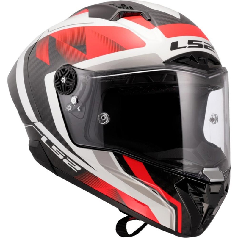 Cască integrală pentru motocicletă LS2 FF805 Thunder C GP Aero Raute alb-roșu