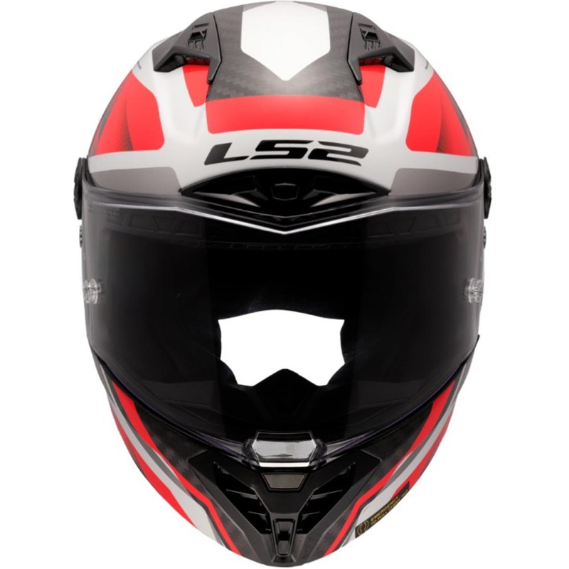 Cască integrală pentru motocicletă LS2 FF805 Thunder C GP Aero Raute alb-roșu
