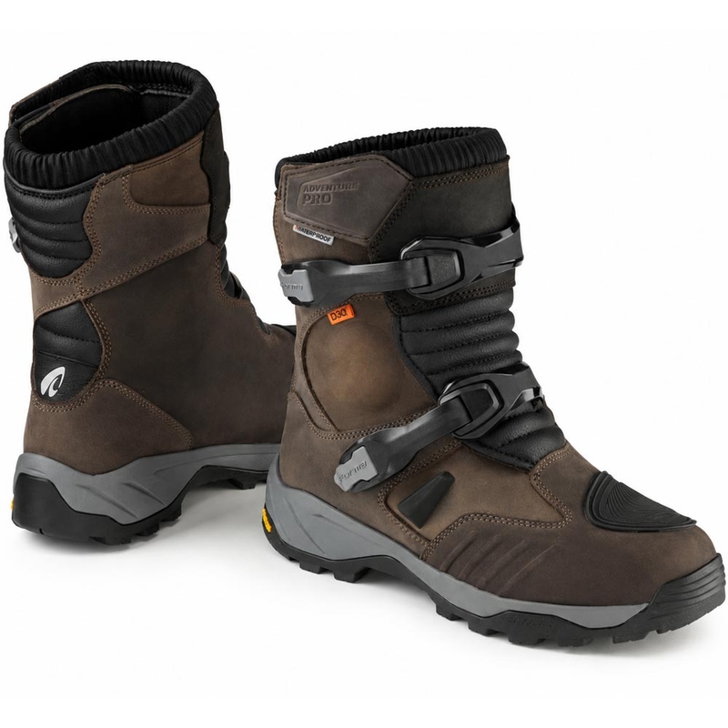 Ghete moto Forma Adventure PRO Low maro