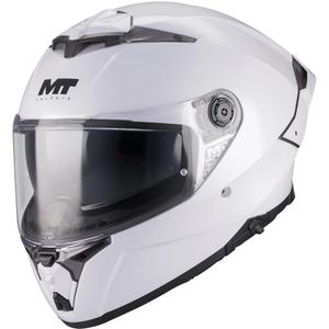 Cască integrală pentru motocicletă MT Thunder 4 R Pure A0 albă