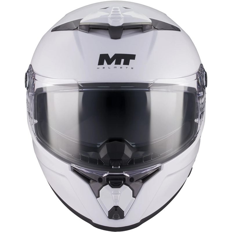 Cască integrală pentru motocicletă MT Thunder 4 R Pure A0 albă