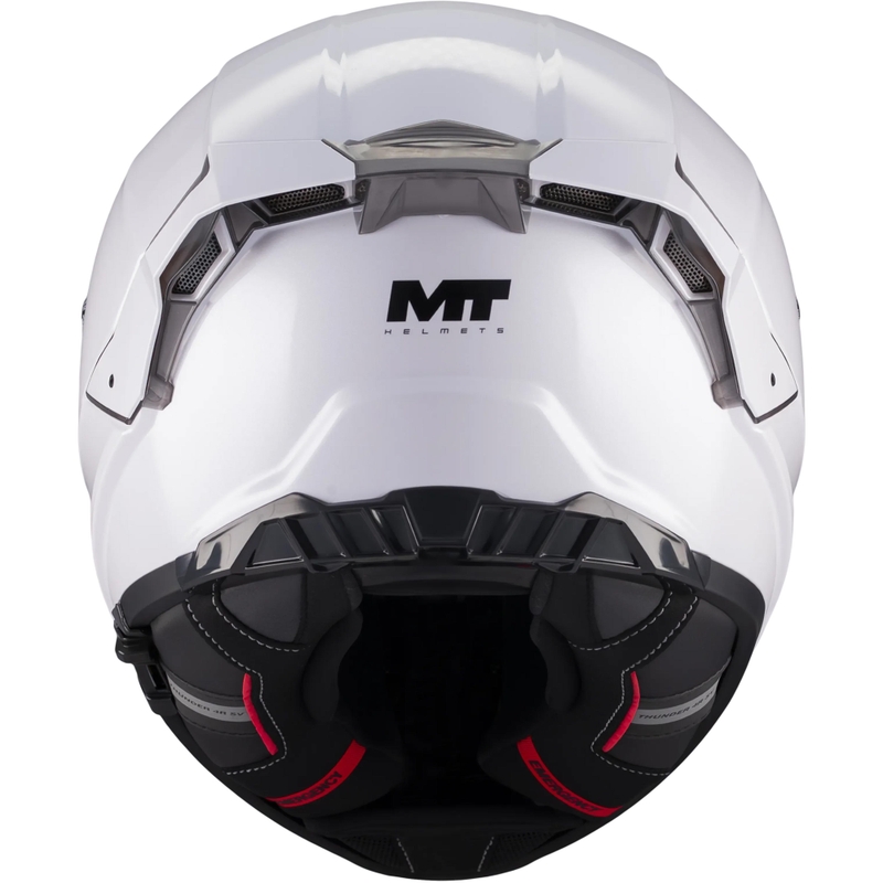 Cască integrală pentru motocicletă MT Thunder 4 R Pure A0 albă