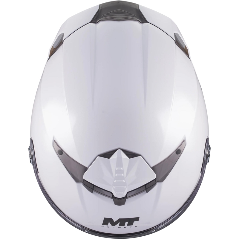Cască integrală pentru motocicletă MT Thunder 4 R Pure A0 albă