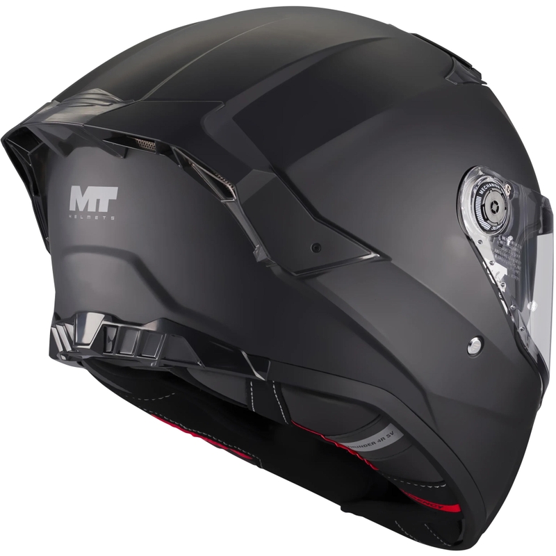 Cască integrală pentru motocicletă MT Thunder 4 R Pure A1 negru mat