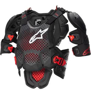 Protecție de corp Alpinestars A-10 2 negru-antracit-roșu