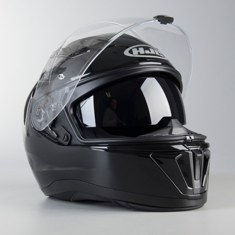 Cască integrală pentru motociclete HJC i70 negru lucios lichidare