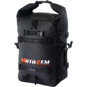 Geantă de motocicletă impermeabilă MotoZem DryBag neagră 27,5 l
