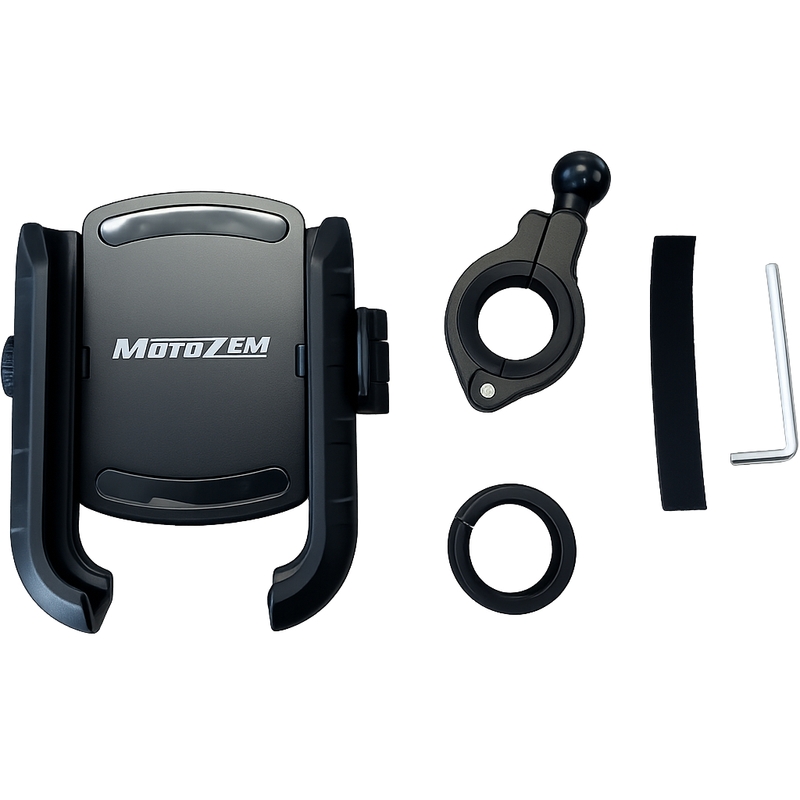 Suport telefon antivibrații MotoZem ISO PRO negru
