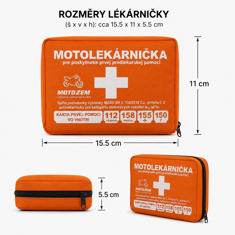 Trusă de prim ajutor pentru motocicletă SK compactă