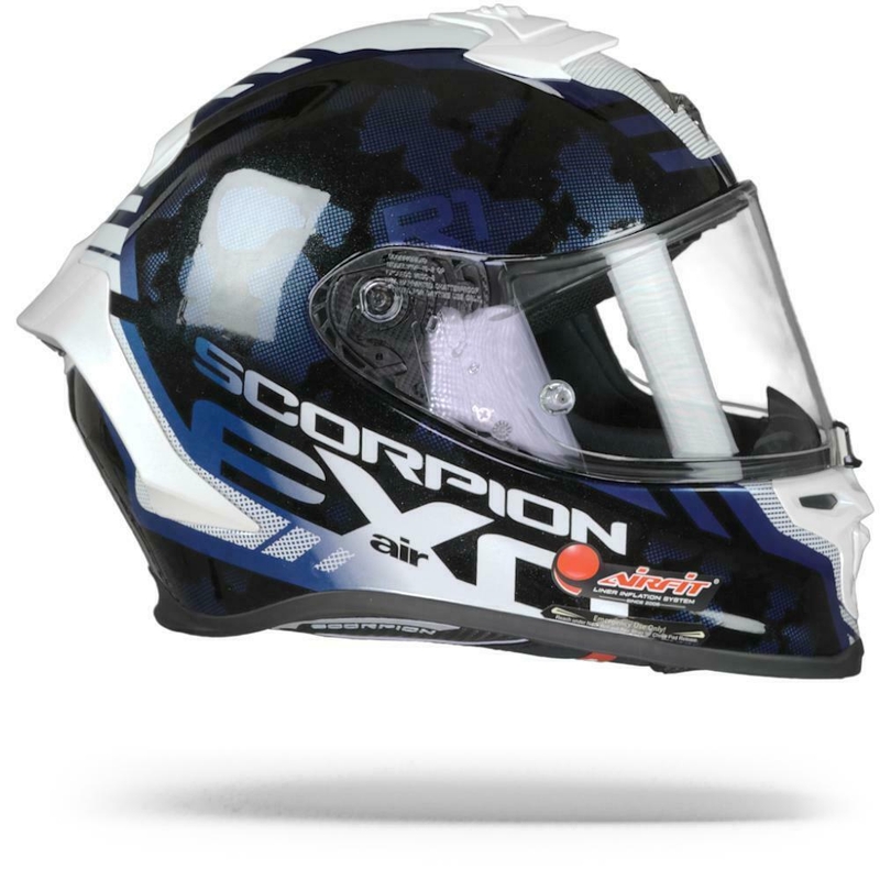 Cască integrală Scorpion EXO-R1 Air Ogi negru-alb-albastru