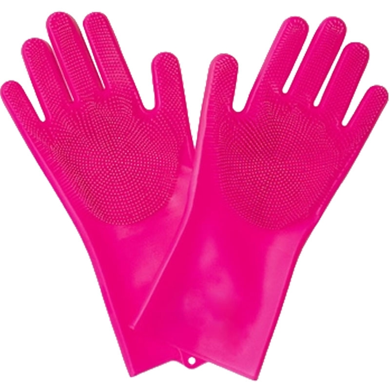 Deep scrubber gloves MUC-OFF pink L