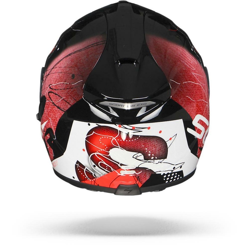Cască integrală Scorpion EXO-1400 Air Classy negru-roșu