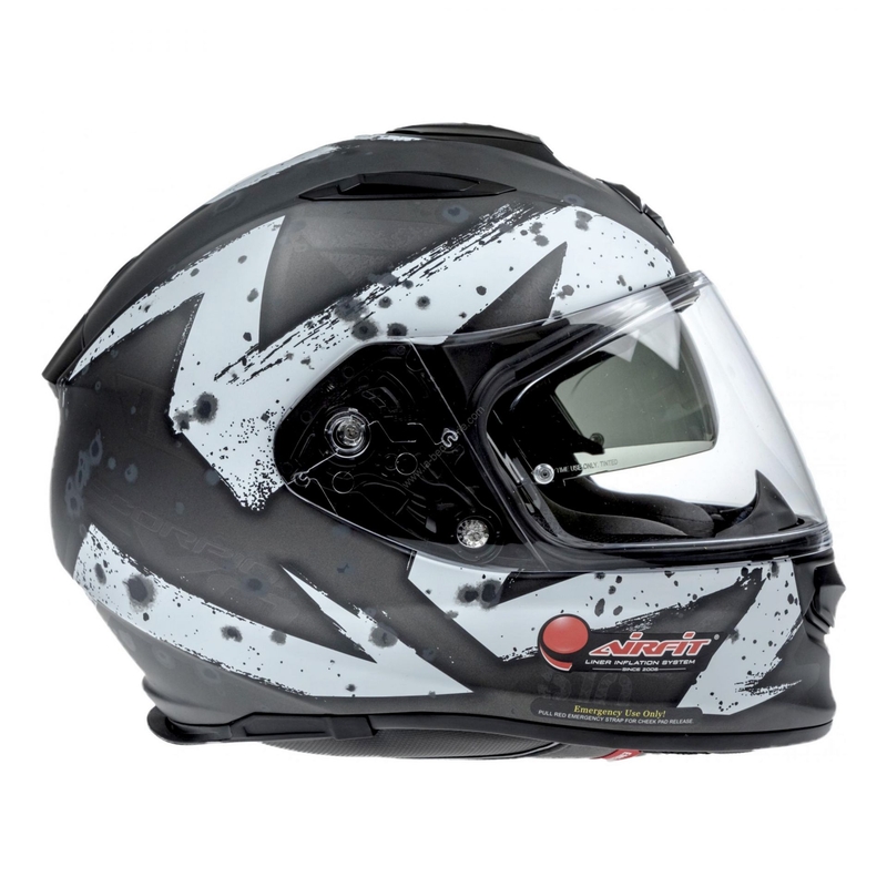 Cască integrală Scorpion EXO-510 Air Marcus negru mat-argintiu-albastru
