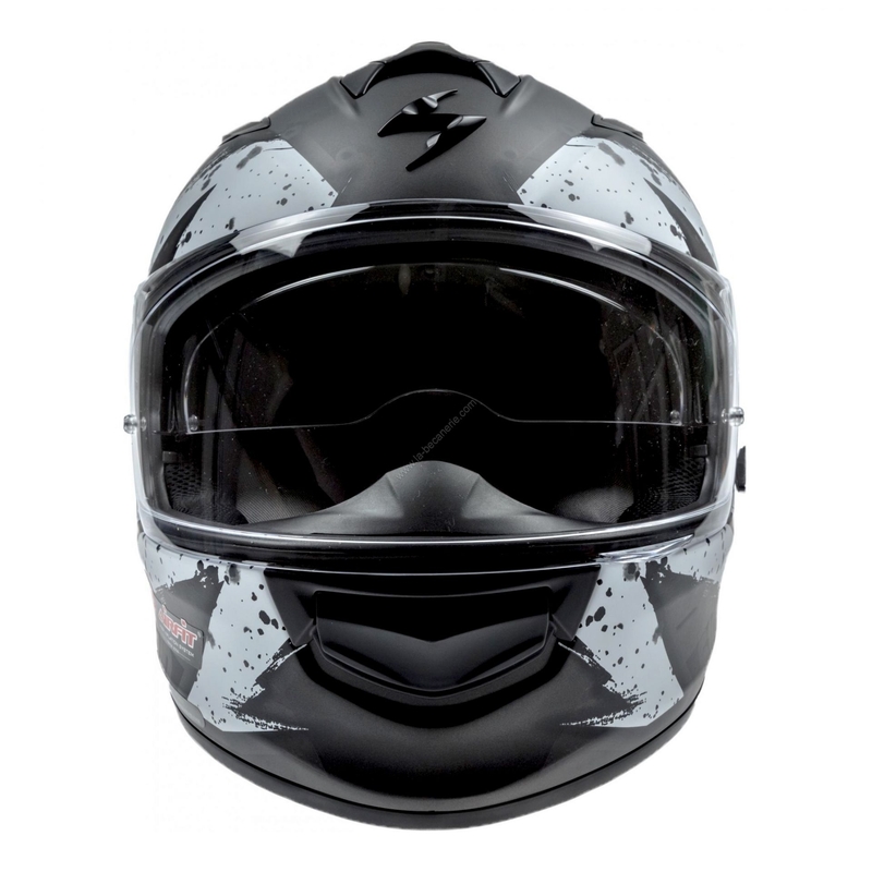 Cască integrală Scorpion EXO-510 Air Marcus negru mat-argintiu-albastru
