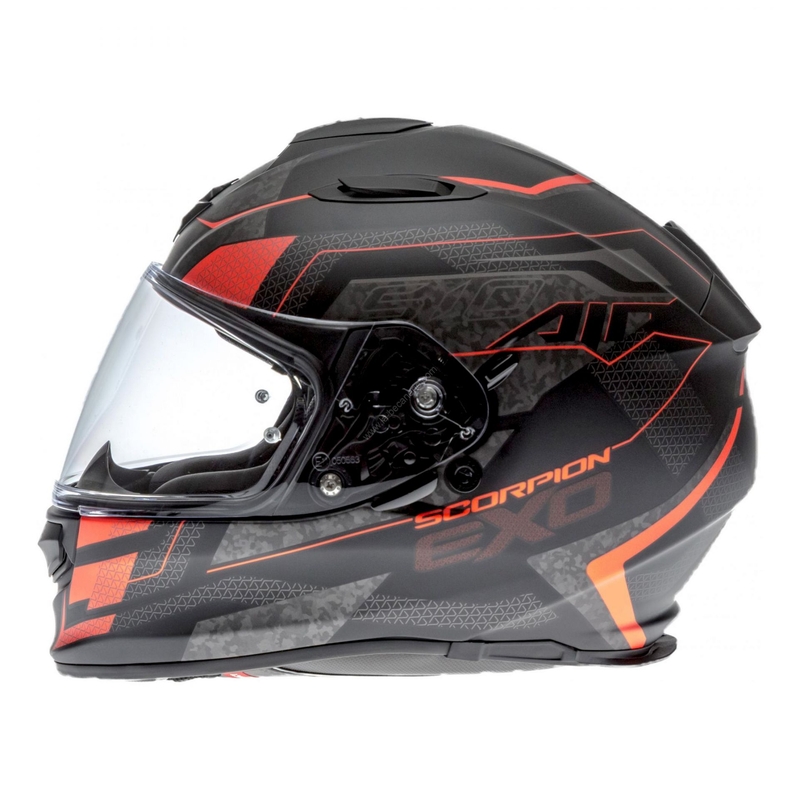 Cască de motocicletă integrală Scorpion EXO-510 Air Galva negru mat-roșu lichidare